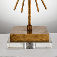 Lucas + McKearn - TLM-1009 - One Light Buffet Lamp - Sun King - Distressed Gold Steel
