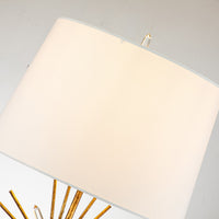Lucas + McKearn - TLM-1009 - One Light Buffet Lamp - Sun King - Distressed Gold Steel