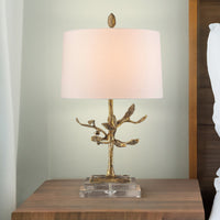 Lucas + McKearn - TLM-1033 - One Light Buffet Lamp - Audubon Park - Distressed Gold