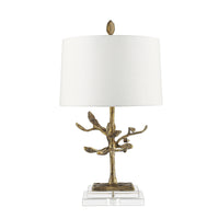 Lucas + McKearn - TLM-1033 - One Light Buffet Lamp - Audubon Park - Distressed Gold