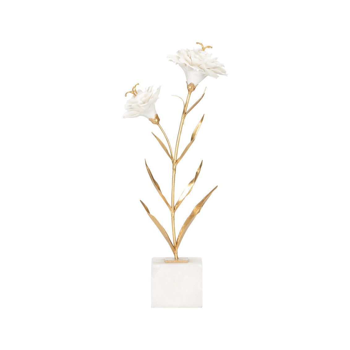 Chelsea House Carnation on Alabaster Stand