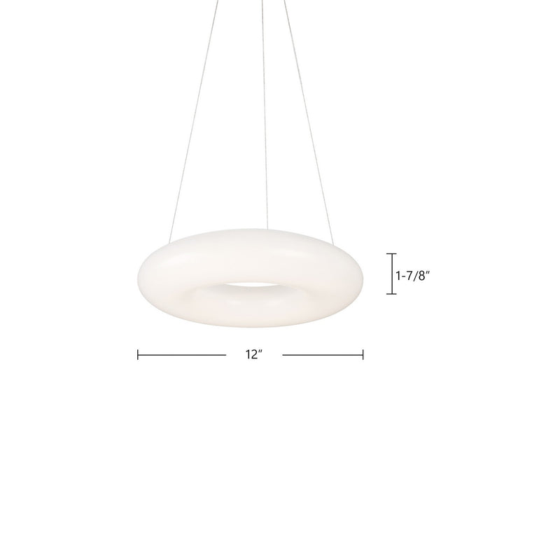 Kuzco Lighting - PD80712 - LED Pendant - Cumulus - White