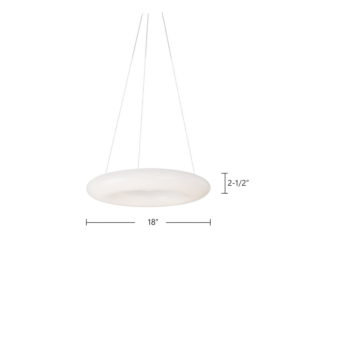 Kuzco Lighting - PD80718 - LED Pendant - Cumulus - White