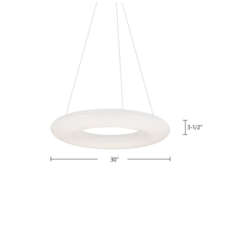 Kuzco Lighting - PD80730 - LED Pendant - Cumulus - White