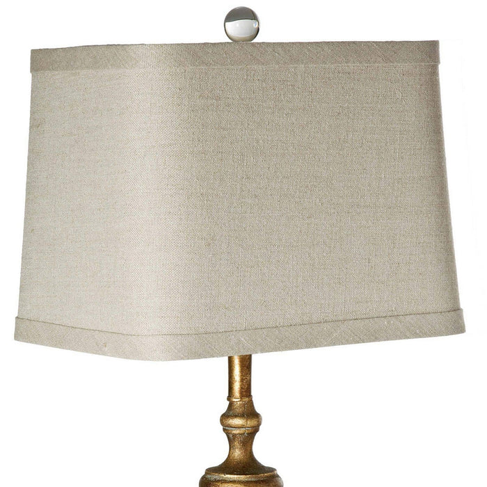 Regina Andrew One Light Table Lamp from the Parisian collection in Antique Gold Leaf finish