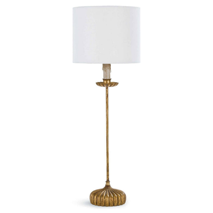Regina Andrew One Light Table Lamp from the Clove collection in Antique Gold Leaf finish