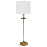 Regina Andrew One Light Table Lamp from the Clove collection in Antique Gold Leaf finish