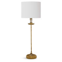 Regina Andrew One Light Table Lamp from the Clove collection in Antique Gold Leaf finish