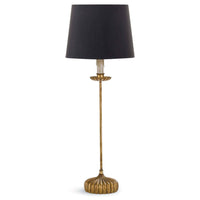 Regina Andrew One Light Table Lamp from the Clove collection in Antique Gold Leaf finish