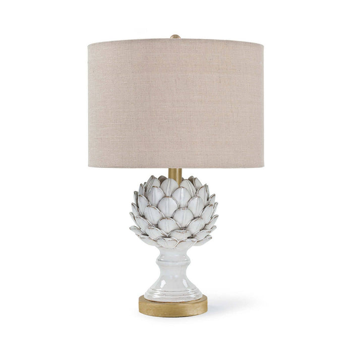Regina Andrew One Light Table Lamp from the Leafy collection in White finish