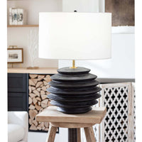 Regina Andrew - 13-1209EB - One Light Table Lamp - Accordion - Ebony