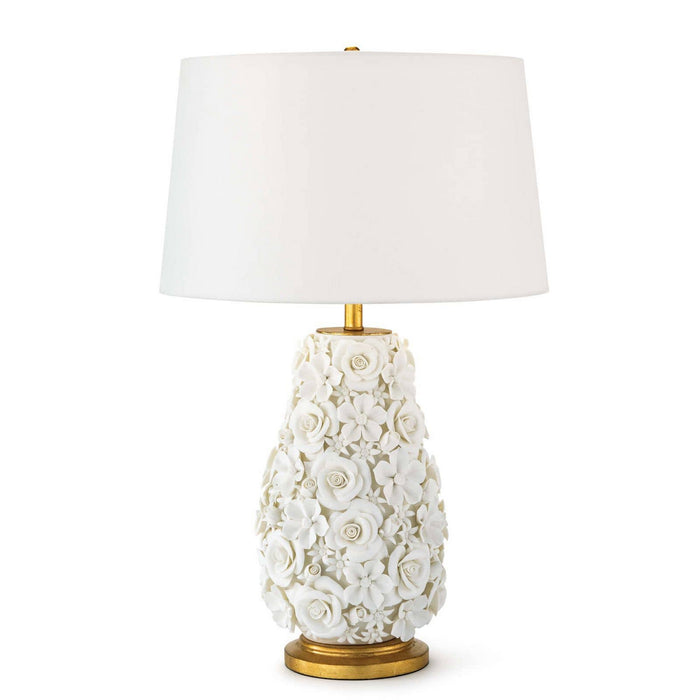 Regina Andrew One Light Table Lamp from the Alice collection in White finish