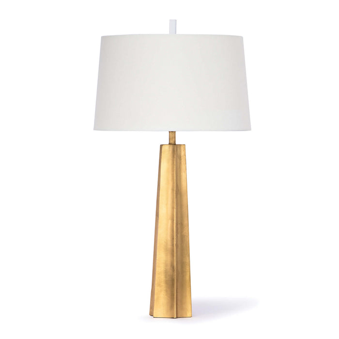 Regina Andrew One Light Table Lamp from the Celine collection in Gold Leaf finish