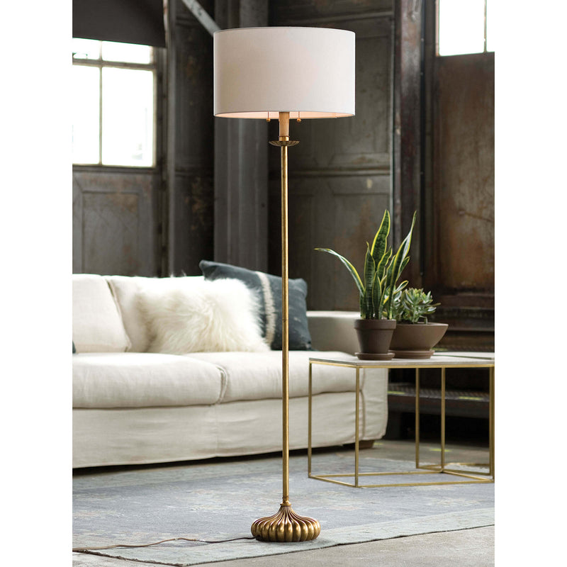 Regina Andrew - 14-1015 - Two Light Floor Lamp - Clove - Antique Gold Leaf