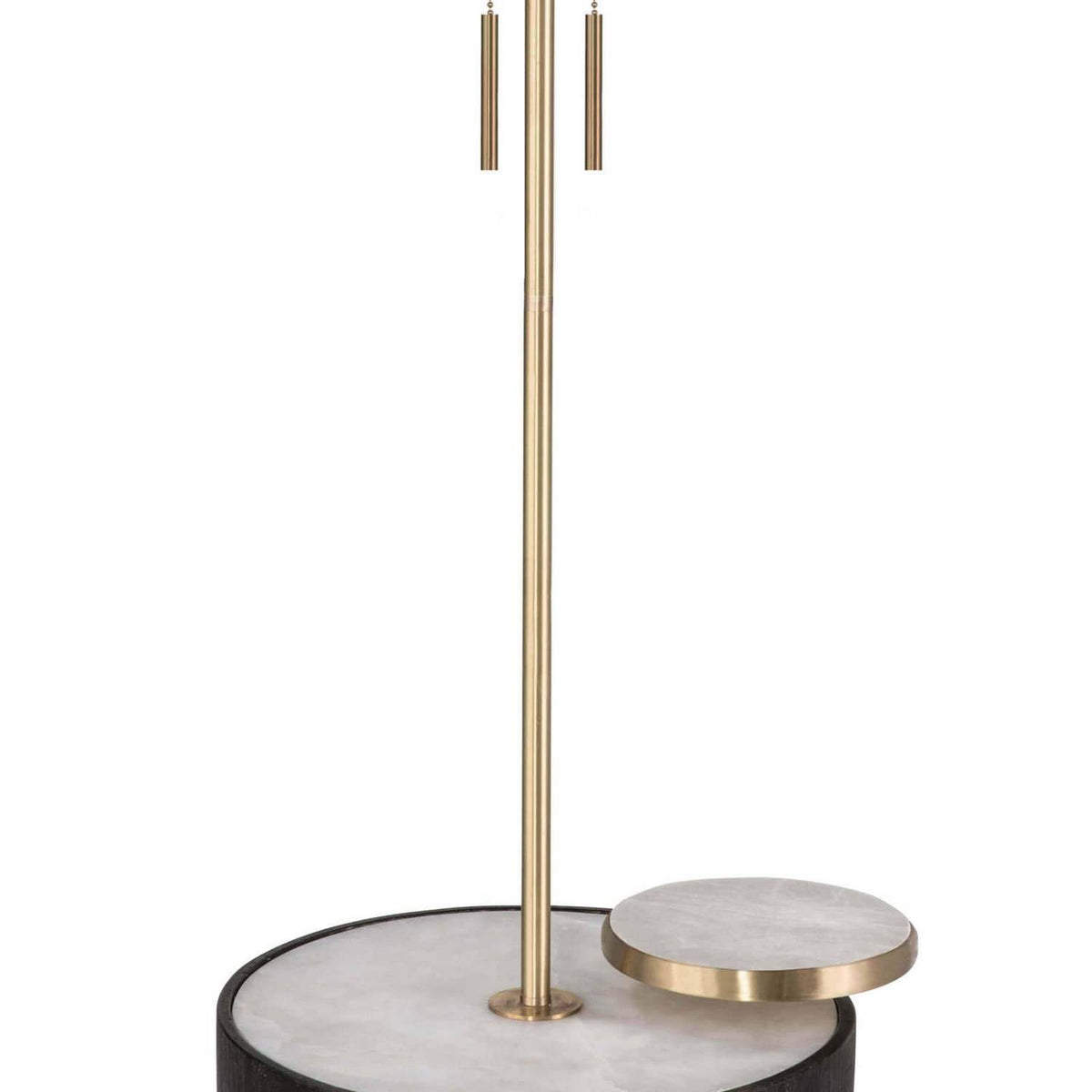 Regina Andrew - 14-1021 - Two Light Floor Lamp - Theo - Ebony