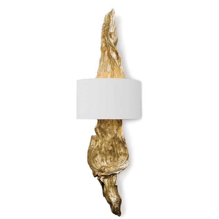 Regina Andrew Two Light Wall Sconce from the Driftwood collection in Antique Gold Leaf finish