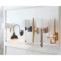 Regina Andrew - 15-1045NB - Two Light Wall Sconce - Redford - Natural Brass