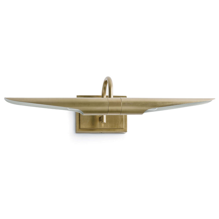 Regina Andrew Two Light Wall Sconce from the Redford collection in Natural Brass finish