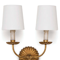 Regina Andrew - 15-1074 - Two Light Wall Sconce - Clove - Antique Gold Leaf