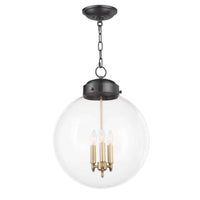 Regina Andrew - 16-1004ORBNB - Three Light Pendant - Globe - Oil Rubbed Bronze