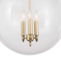Regina Andrew - 16-1004ORBNB - Three Light Pendant - Globe - Oil Rubbed Bronze