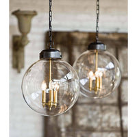 Regina Andrew - 16-1004ORBNB - Three Light Pendant - Globe - Oil Rubbed Bronze