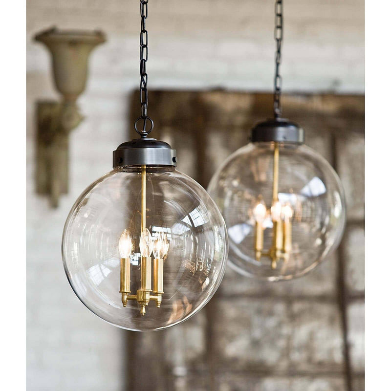 Regina Andrew - 16-1004ORBNB - Three Light Pendant - Globe - Oil Rubbed Bronze