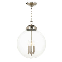 Regina Andrew - 16-1004PN - Three Light Pendant - Globe - Polished Nickel