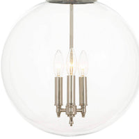 Regina Andrew - 16-1004PN - Three Light Pendant - Globe - Polished Nickel