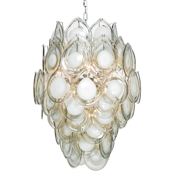 Regina Andrew Eight Light Chandelier from the Diva collection in Grey finish