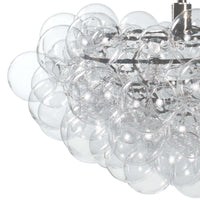 Regina Andrew - 16-1044CLR - One Light Chandelier - Bubbles - Brushed Nickel