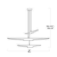 Regina Andrew - 16-1081BLK - Six Light Chandelier - Concorde - Blackened Steel