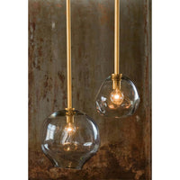 Regina Andrew - 16-1088NB - One Light Pendant - Molten - Natural Brass