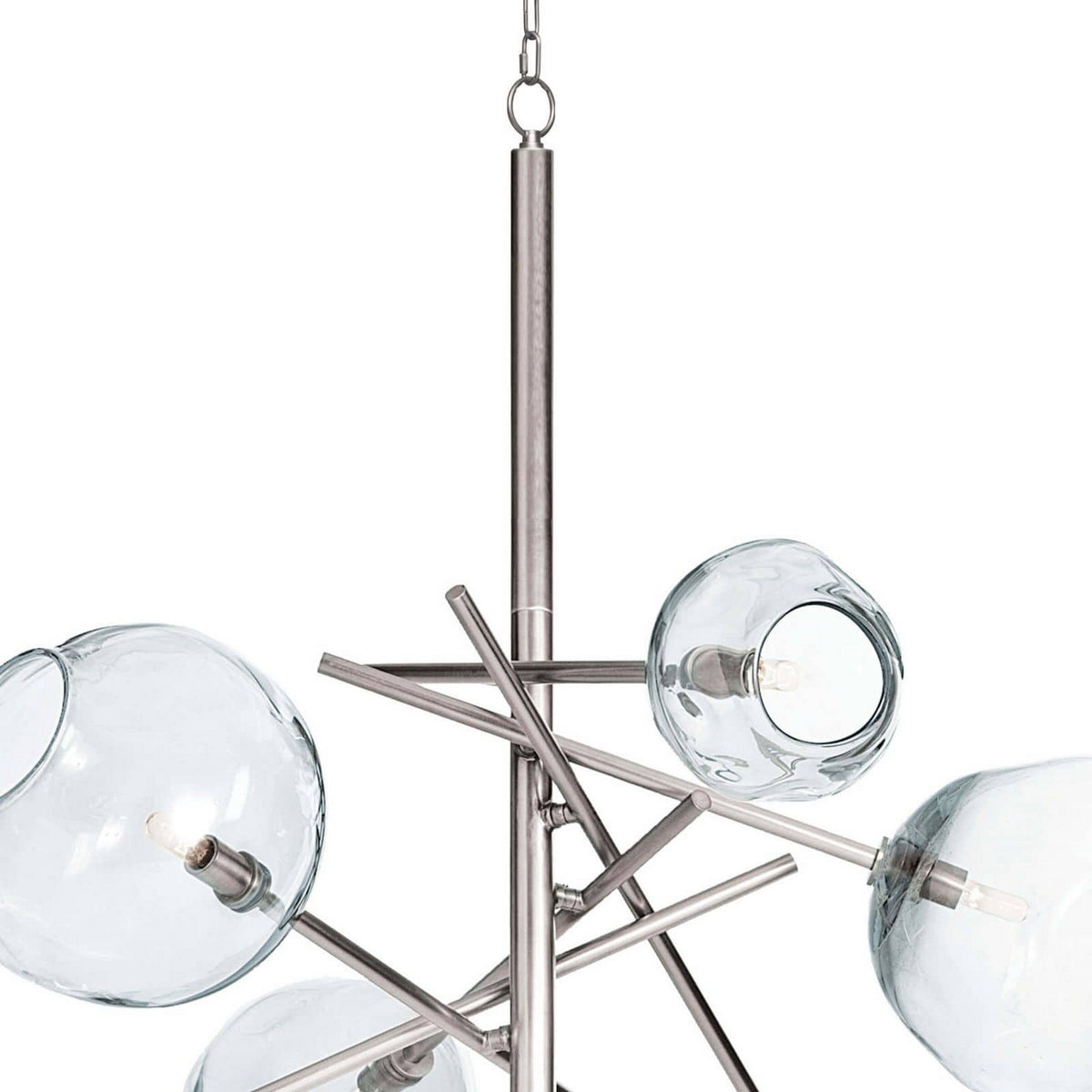 Regina Andrew - 16-1089PN - Six Light Chandelier - Molten - Polished Nickel