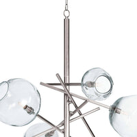 Regina Andrew - 16-1089PN - Six Light Chandelier - Molten - Polished Nickel