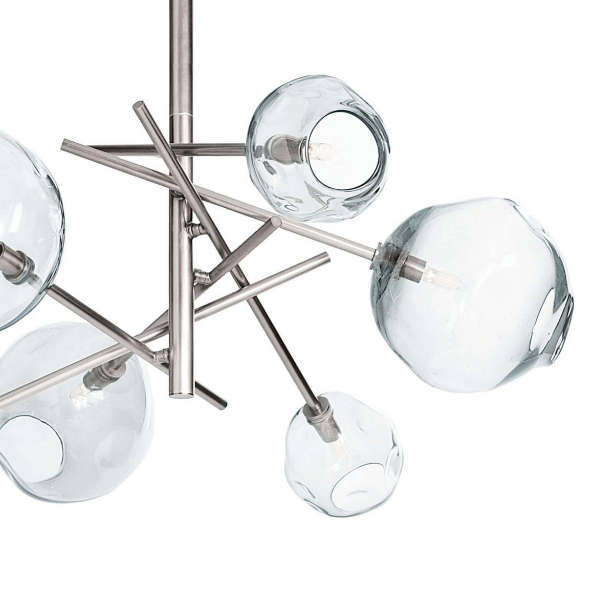 Regina Andrew - 16-1089PN - Six Light Chandelier - Molten - Polished Nickel