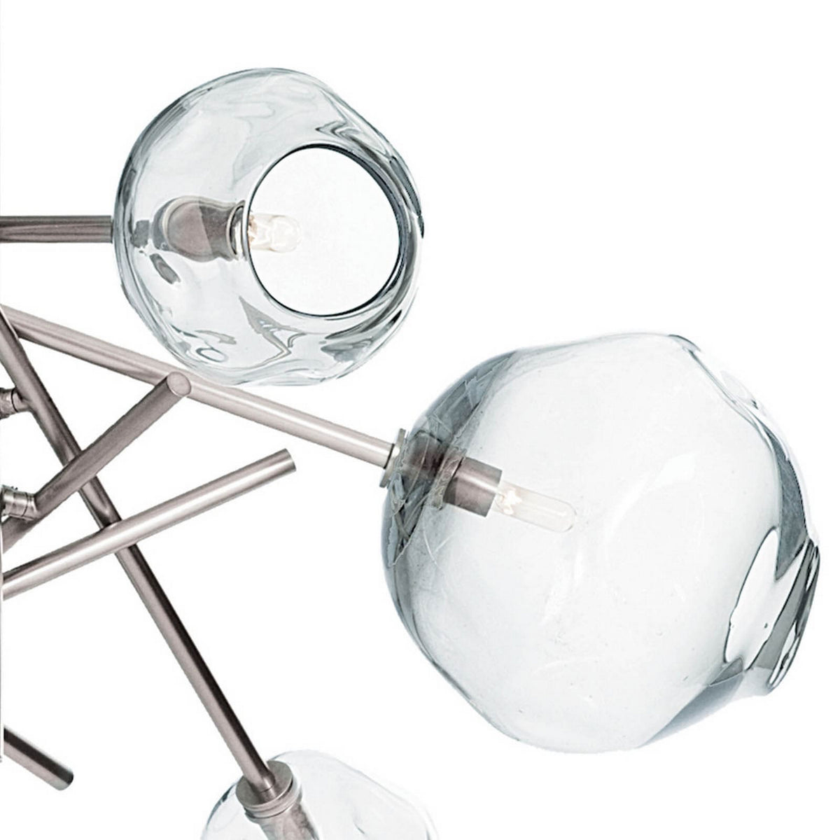 Regina Andrew - 16-1089PN - Six Light Chandelier - Molten - Polished Nickel