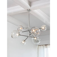 Regina Andrew - 16-1089PN - Six Light Chandelier - Molten - Polished Nickel