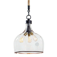 Regina Andrew - 16-1102 - Three Light Pendant - Demi John - Clear