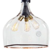 Regina Andrew - 16-1102 - Three Light Pendant - Demi John - Clear