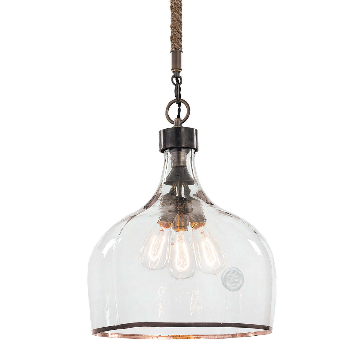 Regina Andrew - 16-1102 - Three Light Pendant - Demi John - Clear