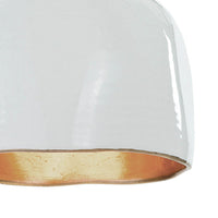 Regina Andrew - 16-1103 - One Light Pendant - Bianca - Gloss White and Gold