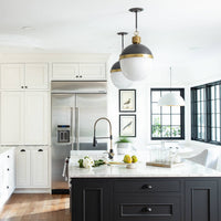Regina Andrew - 16-1119BBNB - One Light Pendant - Otis - Blackened Brass