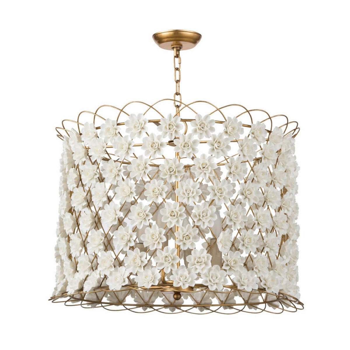 Regina Andrew - 16-1130 - Four Light Chandelier - Alice - Gold Leaf