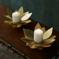 Chelsea House Lotus Candleholders (Pr)