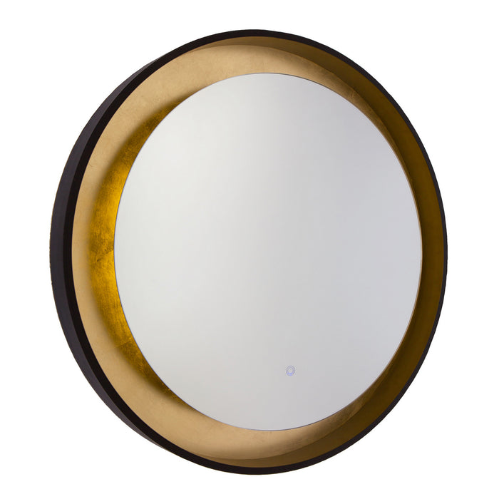 Artcraft LED Mirror from the Reflections collection in Oil Rubbed Bronze & Gold Leaf finish