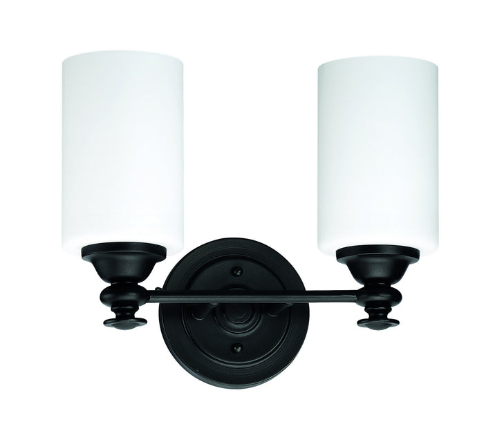 Craftmade Two Light Vanity from the Dardyn collection in Espresso finish