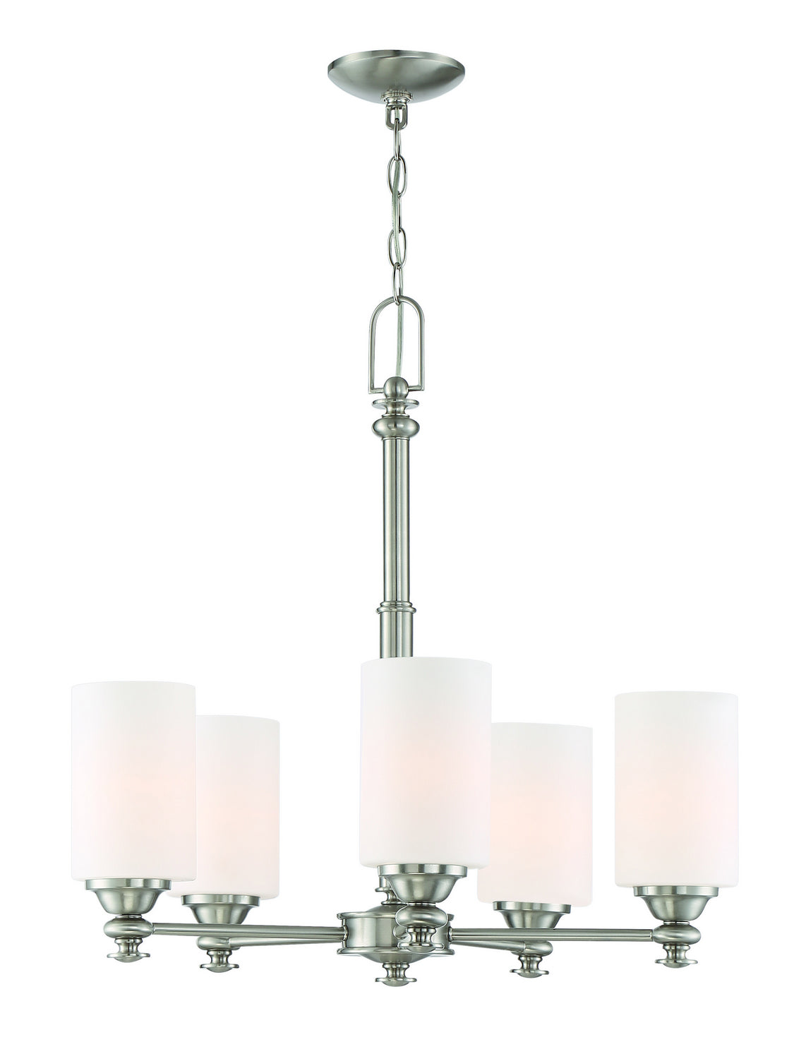 Craftmade - 49825-BNK - Five Light Chandelier - Dardyn - Brushed Polished Nickel