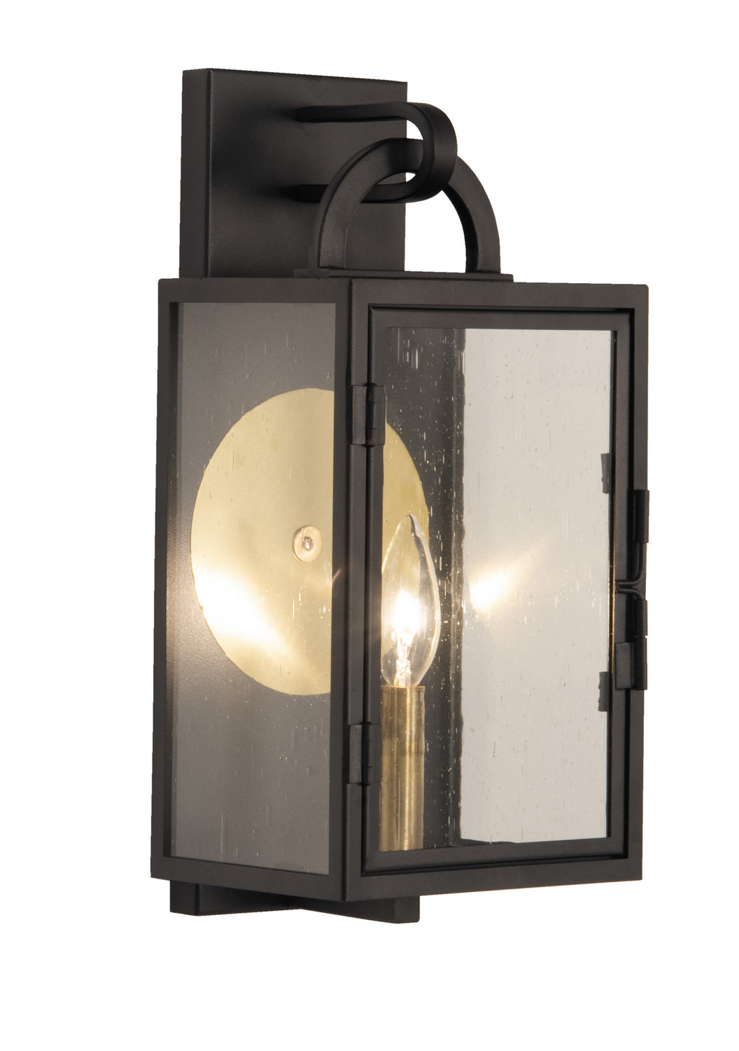 Craftmade One Light Wall Mount from the Wolford collection in Textured Black finish