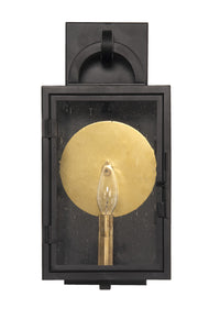 Craftmade One Light Wall Mount from the Wolford collection in Textured Black finish